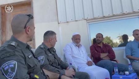 زيارة عائلات الضحايا والمخطوفين في التجمعات السكنية البدوية في منطقة النقب